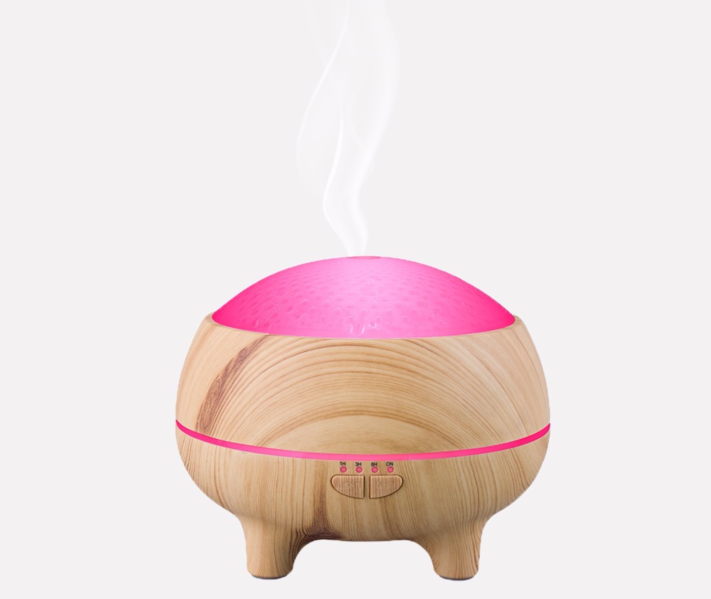 Aromatically electric aroma diffuser, 300ML Wood grain aromatherapy essential oil Christmas Decoration Idea diffuser