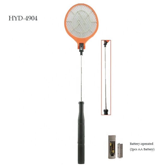HYD-4904  Battery-Operated Retractable & Foldable  Mosquito Killer Bat Mosquito Swatter 90 Degree Fixed Bug Zapper