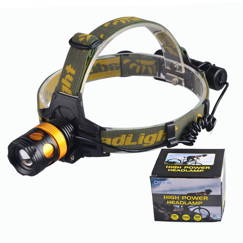 3 Modes Multi-Function Headlight Rechargeable High Power Customize T6 or XPE LED Headlamp