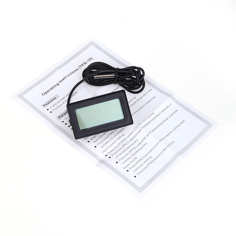 LCD Digital Thermometer Hygrometer Temperature sensor Meter Weather Station Diagnostic-tool Thermal Regulator Termometro Digital