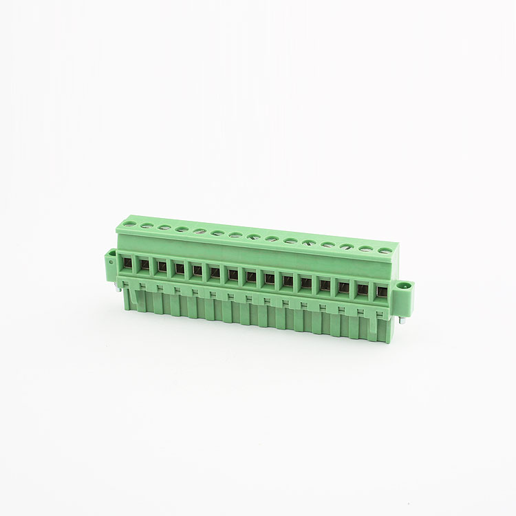 Green colors of  YX brass fire resistant test terminal block