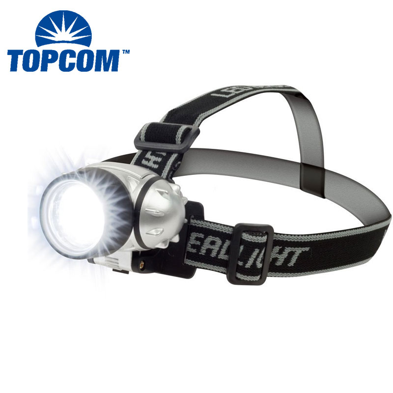 7LED tactical super bright headlamp rechargeable head flashlight for running outdoors