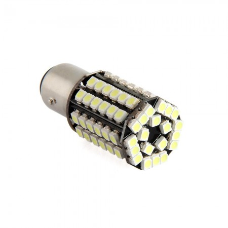 1157 BA15D 80 LED 3528 SMD White Car Tail Parking Stop Light Bulb Lamp