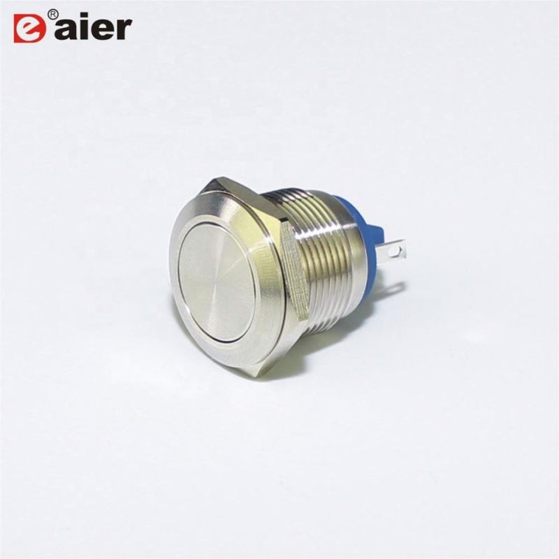 19mm Momentary 2 Pin Flat Explosion Proof Push Button Switch