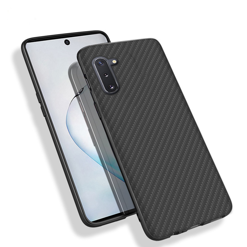 Premium Carbon Fiber  Case Full Sides Protective Shell Back shockproof Cover Design For Samsung galaxy Note 10