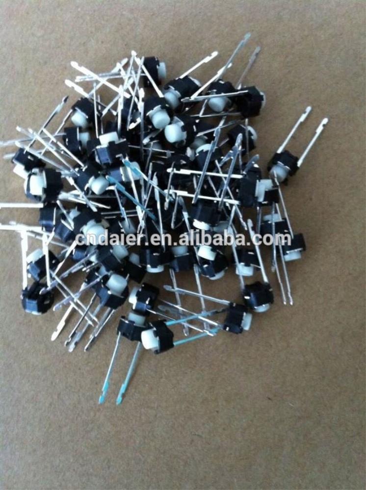 KFC-A06Y-H 6*6*H (H=4.3~21) Round Long Foot Tact Switch