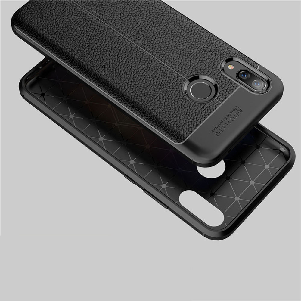 New Design Carbon Fiber Lichee Pattern For Huawei Nova 3 3i Soft TPU Case