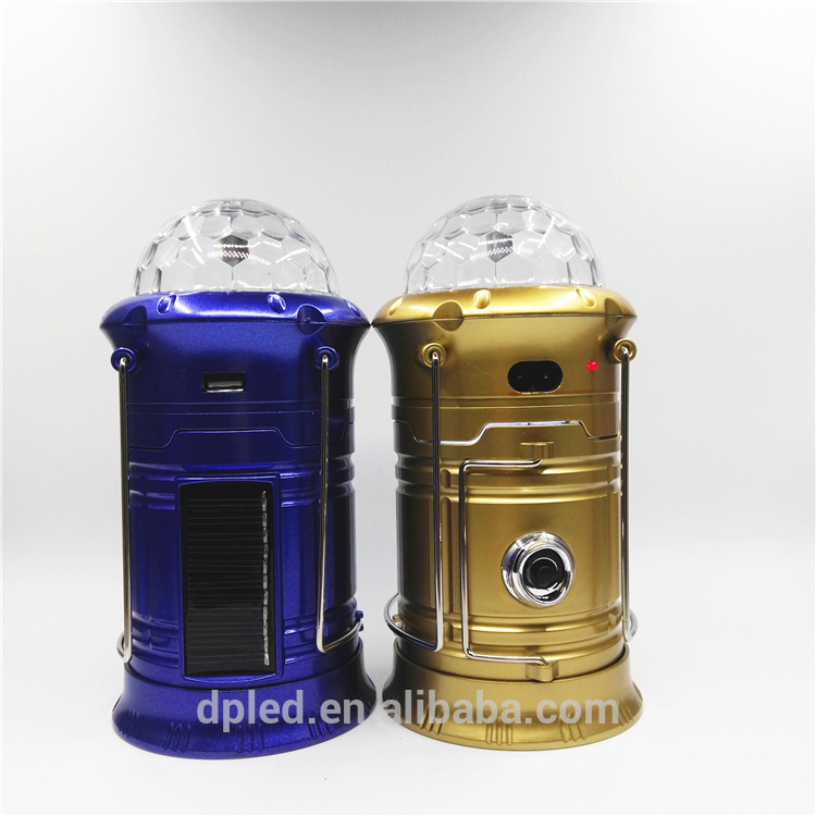 5802 Magic cool camping lights with disco light ball