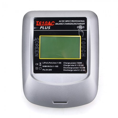 T610AC Professional Color LCD Touch-Screen 100W AC/DC Battery Balance Charger