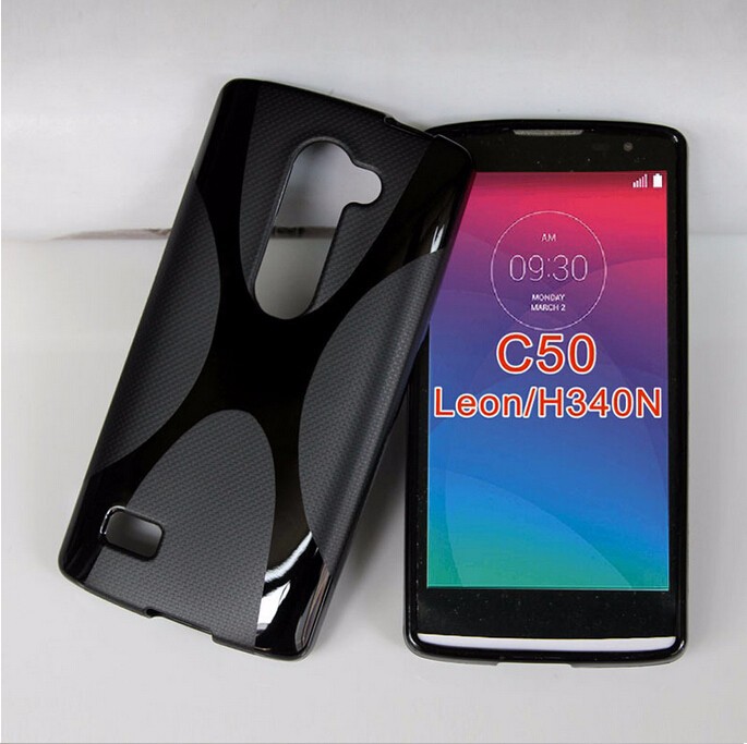 X-line cell phone cover TPU Gel Case For LG Leon H340N C50