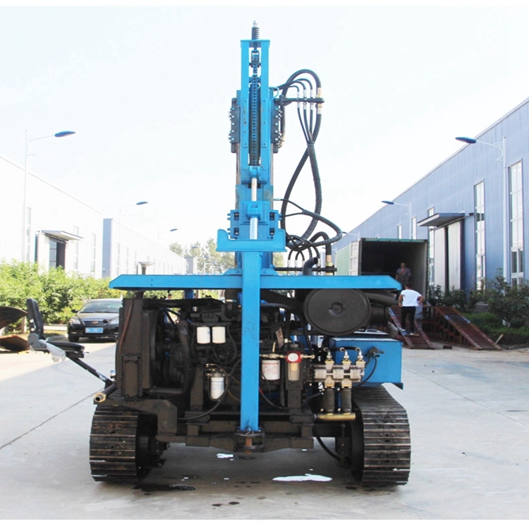 pile driving machine ground screw pile driver