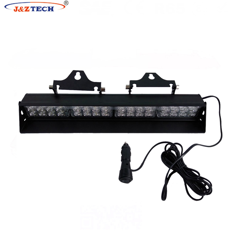 Visor Flash Lightbar Emergency Warning Strobe Split Mount Deck Dash Led Traffic Advisor Light Bar