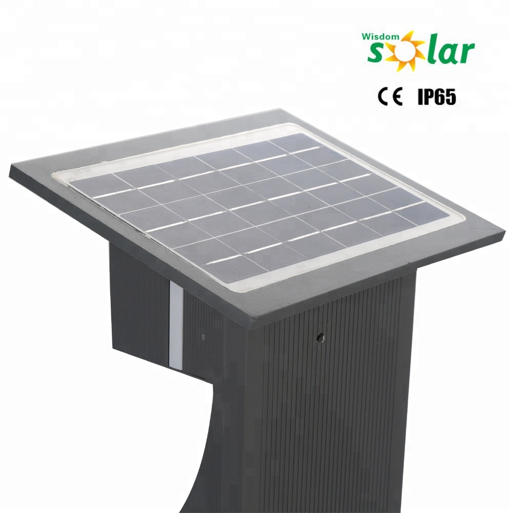 Stripe star LED solar light heighten light guide garden light 2pcs led 4W 80cm lamp with led strip (CP87)