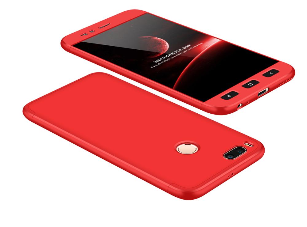 2018 hot sell 360 cover Removable 3in1 Hard PC Shield Back Cover Case for Xiaomi 5X phone cases