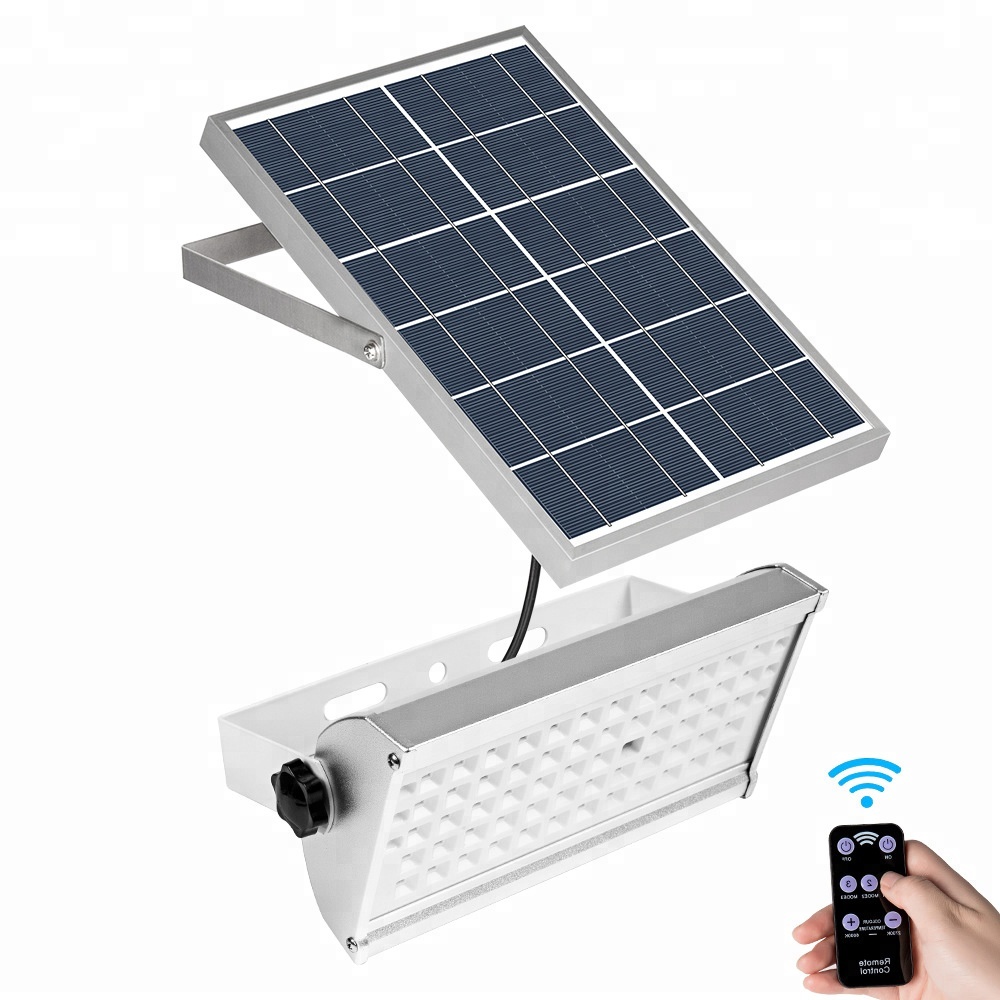 1500lm Solar Lights Outdoor Garden Waterproof Lamp 65 leds 12W Two Working Mode With Remote Control Motion Sensor Flood Light