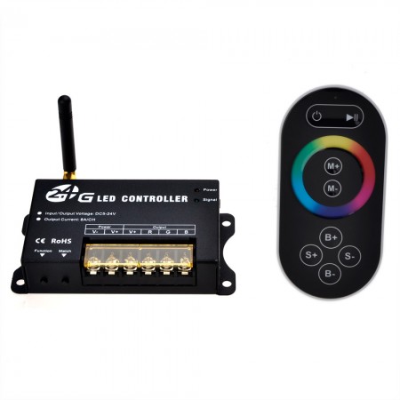 2.4G Wireless LED RGB Full Color Controller + Remote Control