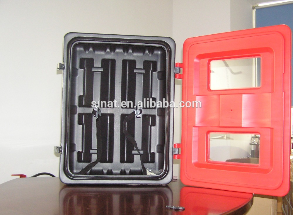 High quality plastic two fire extinguisher boxes