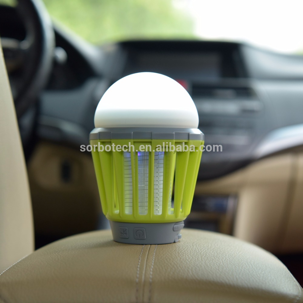 Insect Mosquito Killer Lamp LED UV Lights with Portable Lantern Pest Control