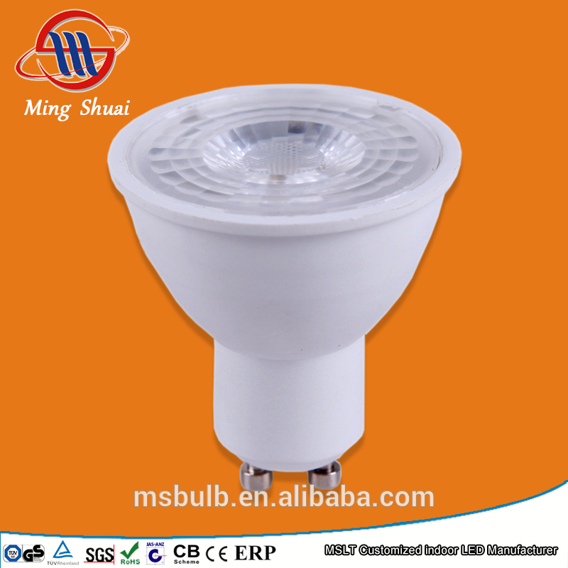 Zhejiang factory Led spot light dimmable MR16 GU10 SMD led light SMD 5W&6.5W 110-240V 600lm hot sale TUV approved