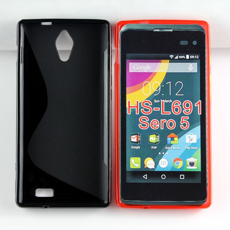 2015 Hot Selling For Hisense Sero 5 MIx Colors S-line Soft Gel TPU Case Cover