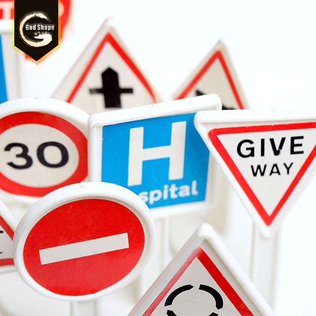 Manufacturer wholesale reflective road safety sign aluminum traffic sign