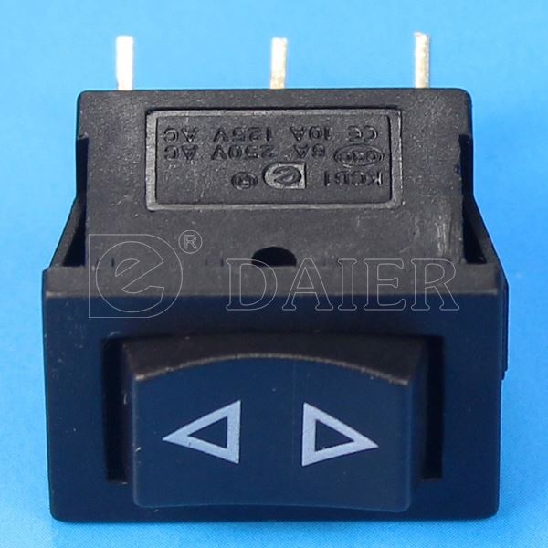 250VAC ON OFF ON 3-Way Rocker Switch With Solder Terminal