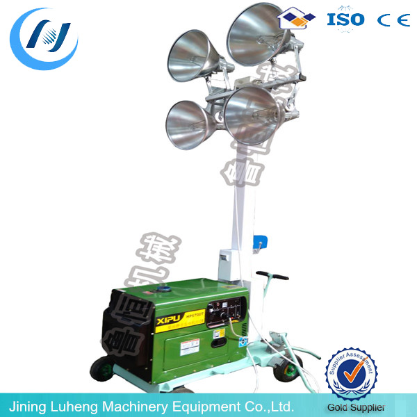 profession light tower with 4.5M Telescopic rod