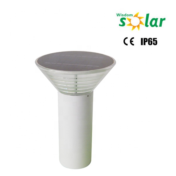 High Quality Excellent Ip65 252-288lm  Solar Led Bollard Lawn Light 4W Outdoor Garden Lighting CE ROHs  JR-B007