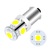 Factory Made H6w Led Ba9s H21w T4w Car Led 5smd 5050 Bulb 12v License Plate Light Interior Lights Compatible Products