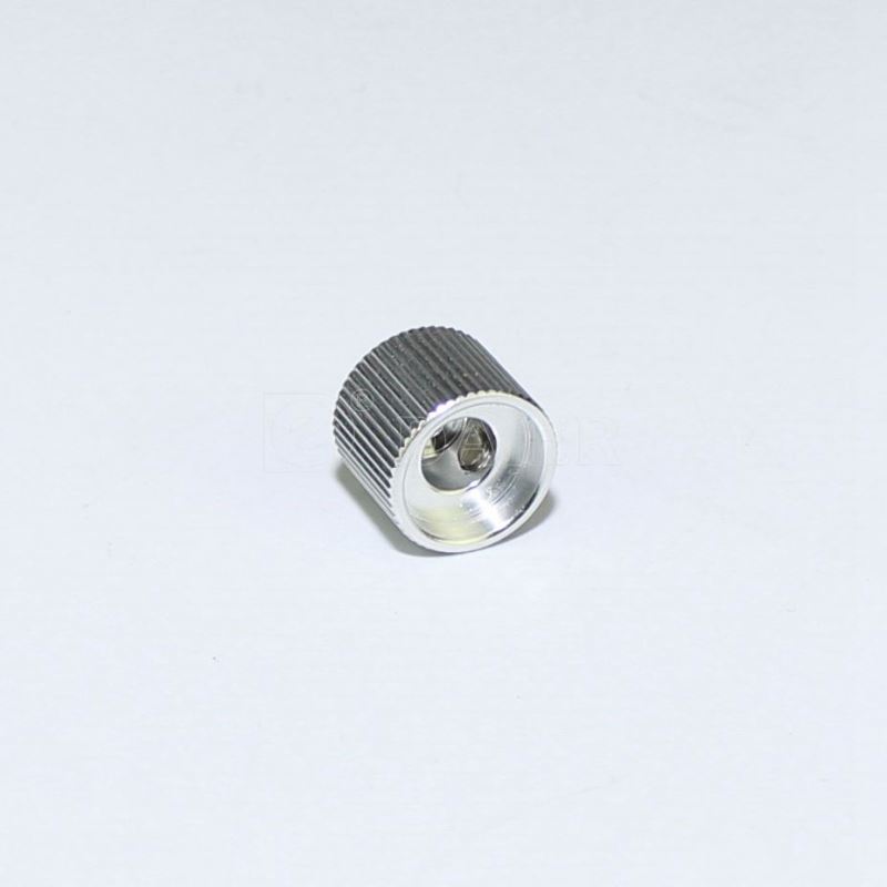 15MMX12.5MM 0.25 Inch Silver Rotary Electronic Control Aluminum Audio Knob