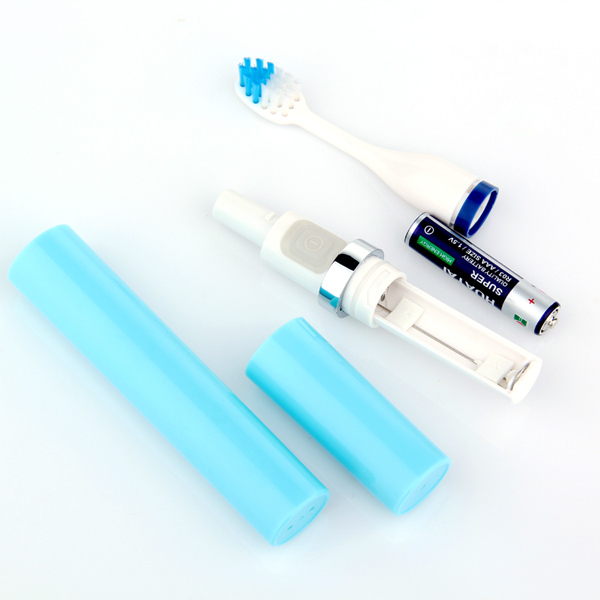 Economic Electric Toothbrush Portable double Head Replaceable Toothbrush for Travel