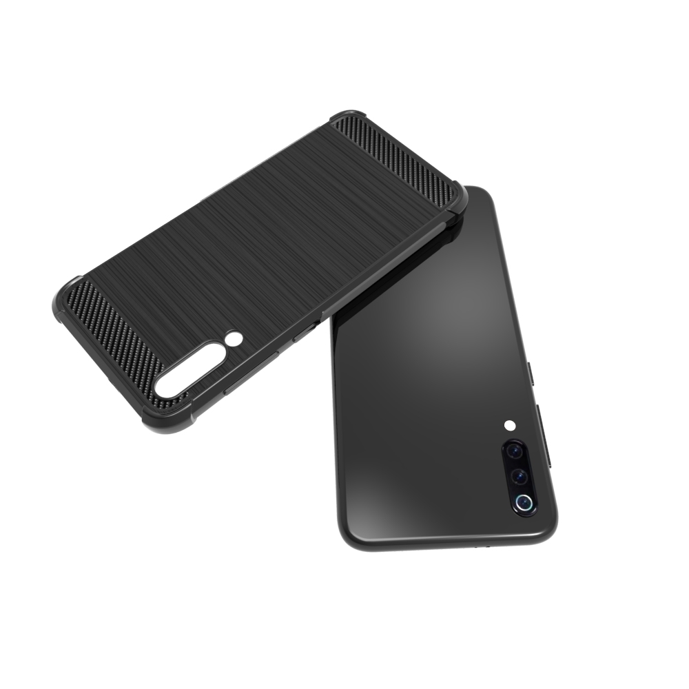 newstyle Carbon Fiber Cover soft Tpu Brushed case For Xiaomi mi9 SE