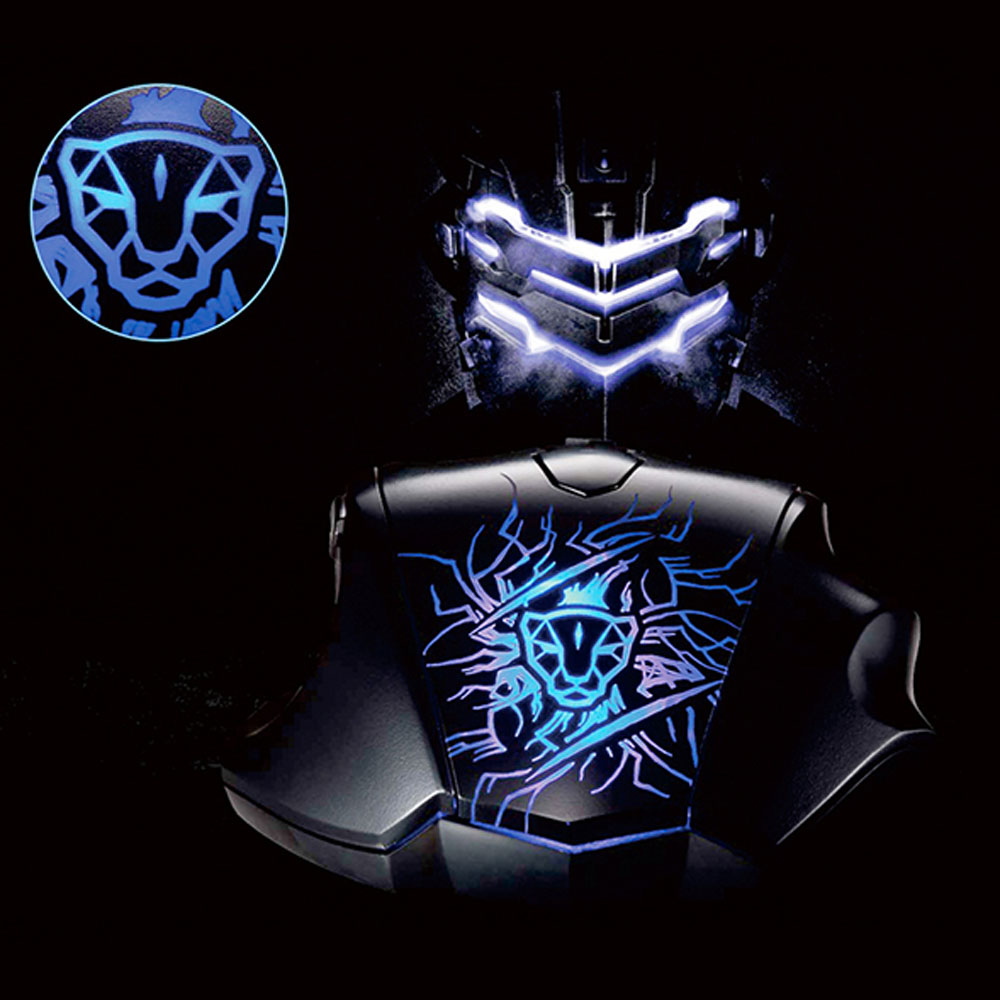 Professional USB Wired Optical Blue LED Ergonomic Mouse 6D Button Adjustable 800 - 2000 DPI Gaming Mouse for PC Laptop Computer