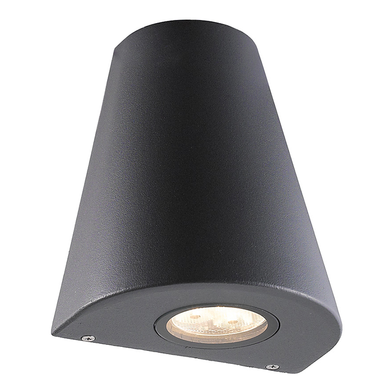 Black 3000k wall mounted IP65 outdoor light led wall