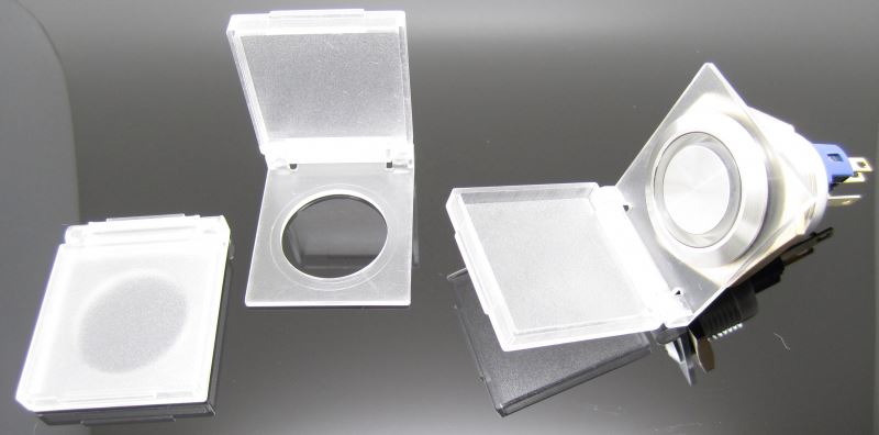 22MM Mounting Size Dustproof Push Button Cap