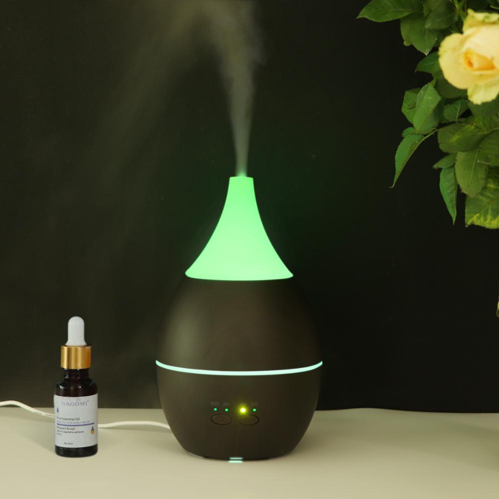 300ml wood grain urpower 2nd version essential oil diffuser with 7 color LED lights spa accessories