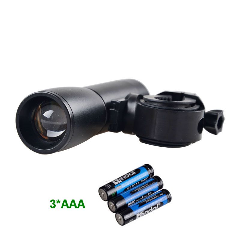 Aluminum 18650 Battery 3 Light Modes LED Bike Lights Front Bicycle Headlight Set