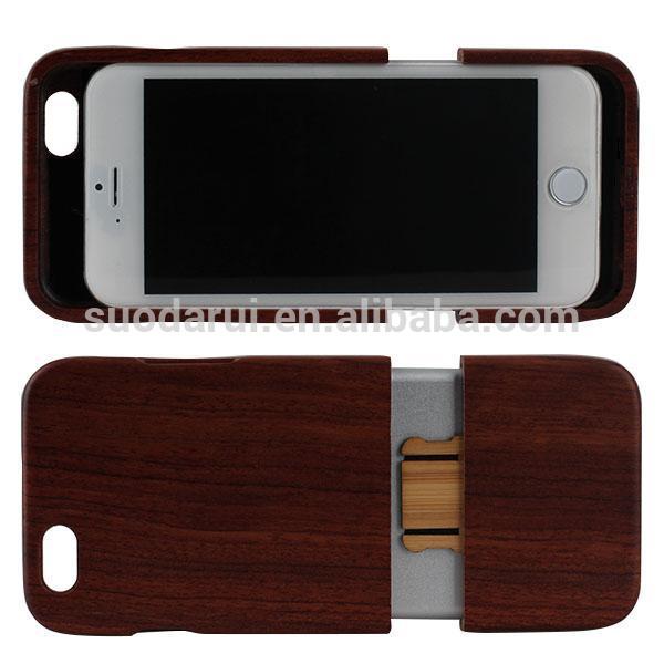 Newest Luxury Combination Bamboo & Wooden cover Hard Case for iPhone 6 4.7 inch
