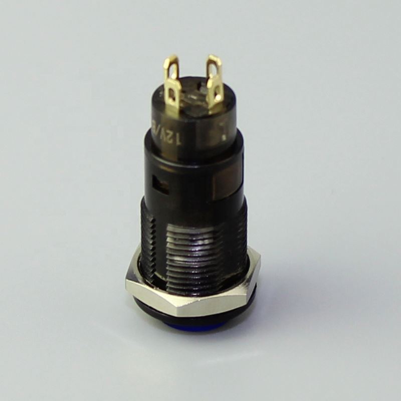 Miniature Fat Button Plastic 12mm Momentary Push Button Switch