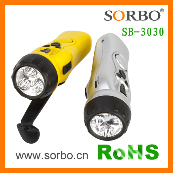 Cranking for Power Generation Radio Torch Portable for Outdoor Use