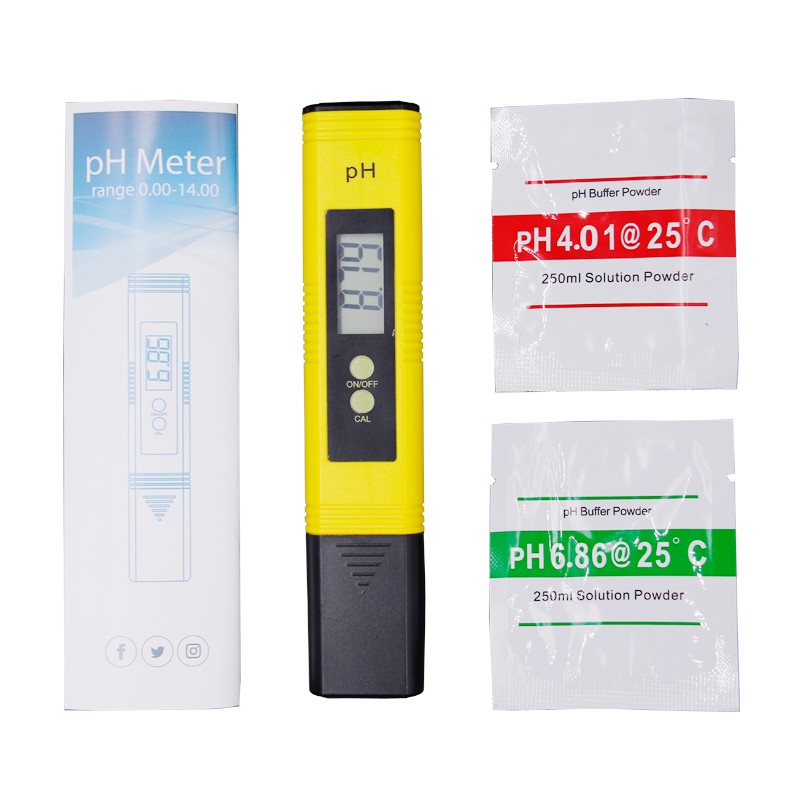 2019 New portable LCD Digital PH Meter Pen of Tester accuracy 0.01 Aquarium Pool Water Wine Urine automatic calibration