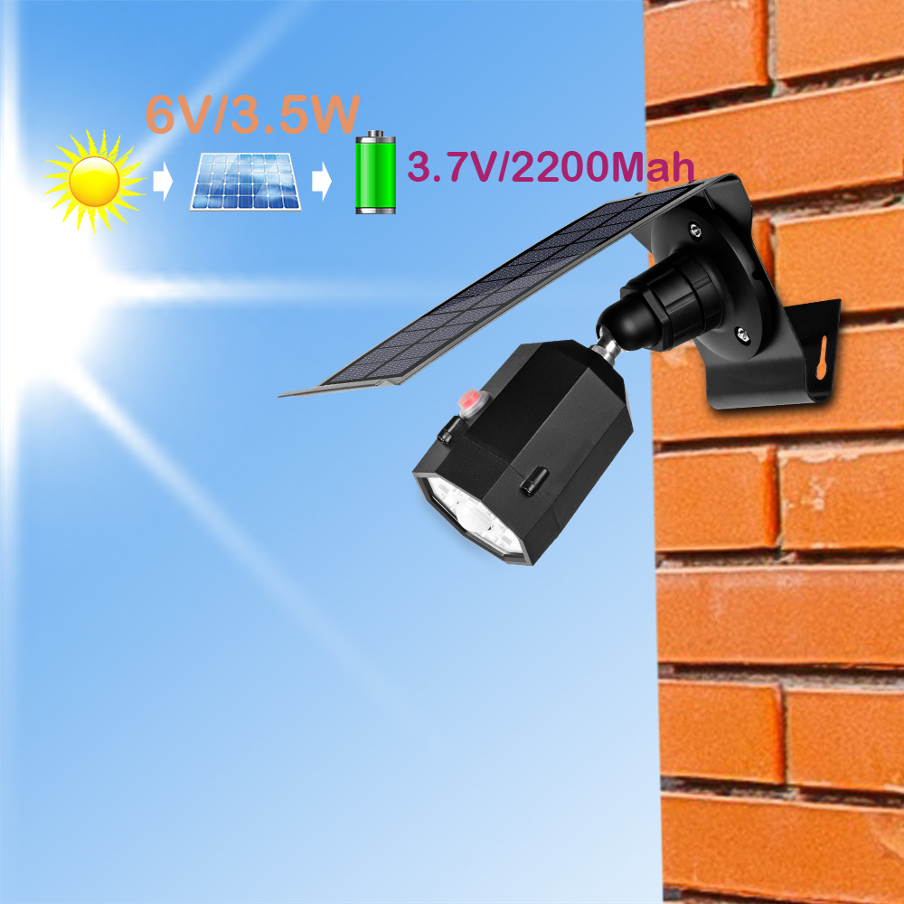 New Solar Powered LED Spotlight Outdoor Landscape garden decoration Spotlight Waterproof  garden lamp