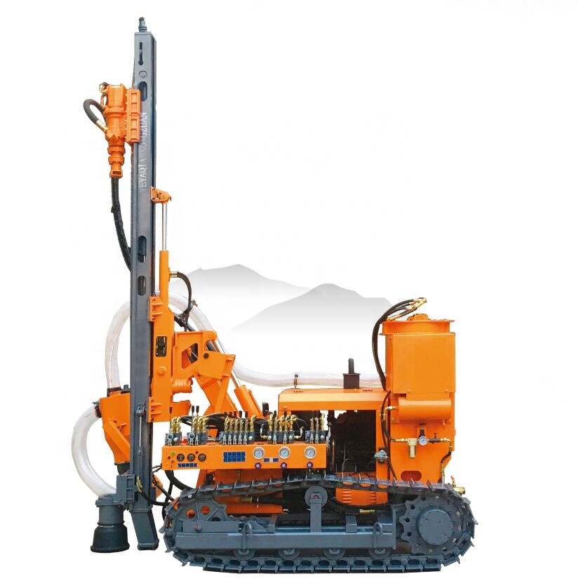 25 m depth rock foundation blast hole drill rig for sale