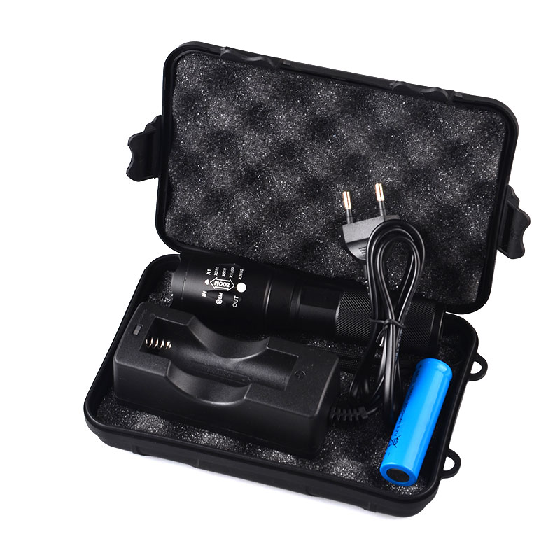 Zoom Xml-t6 Led 1000 Lumens 1101 Police Type Light Flashlight Plus