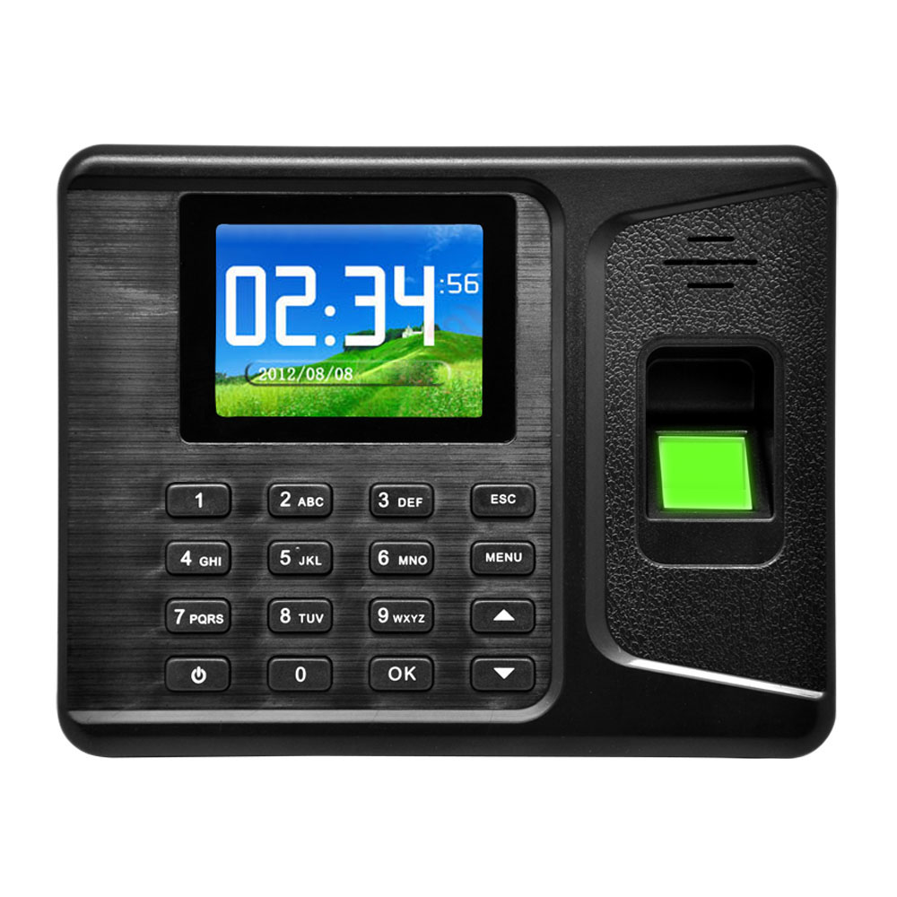 Realand 2.8 TFT USB LCD Biometric Fingerprint Attendance Machine DC 5V/1A Time Recorder A-E260 Finger Print Door Lock