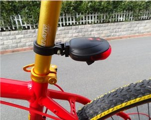 2017 New Product Laser Bike Tail Light 5*Red LED Bicycle Light