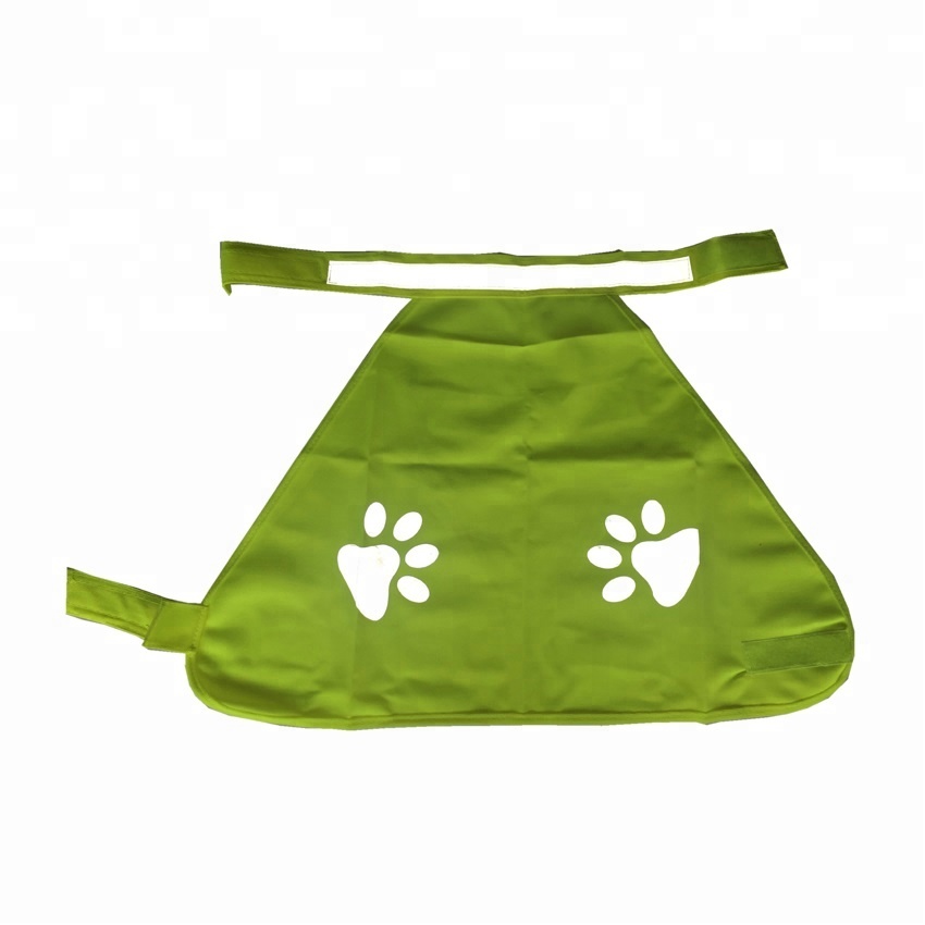 Dog paw high visible reflective vest