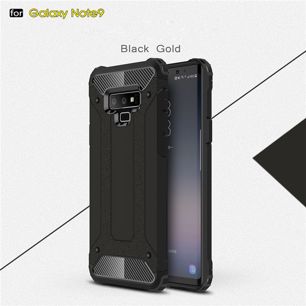 TPU+PC 2in1 drop Silicone Rubber Armor Hard case For Samsung galaxy Note9