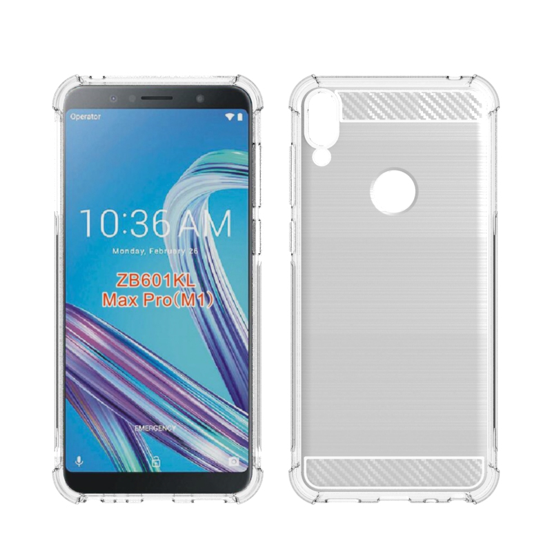 Carbon Fiber Tpu case for Asus ZenFone Max Pro M1