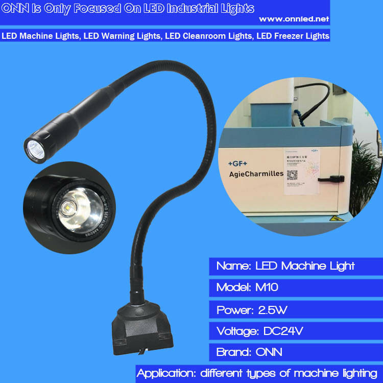 Shenzhen LED Flexible Gooseneck Work Light for CNC Machine ONN M10A